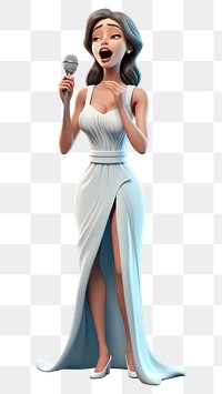 PNG Adult cartoon dress woman. AI generated Image by rawpixel.