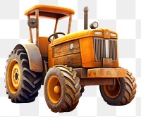 PNG Tractor  vehicle wheel. AI generated Image by rawpixel.
