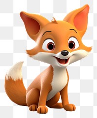 PNG Fox cartoon mammal animal. 