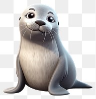 PNG Seal cartoon animal mammal. 