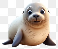 PNG Seal cartoon animal mammal. 