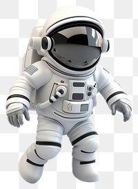 PNG Astronaut white toy white background