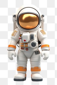 PNG Astronaut toy white background protection. AI generated Image by rawpixel.