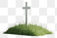 PNG Cross symbol grave spirituality. AI generated Image by rawpixel.