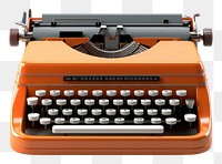 PNG Typewriter transparent background correspondence electronics. AI generated Image by rawpixel.