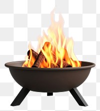 PNG Fire fireplace white background campfire. 