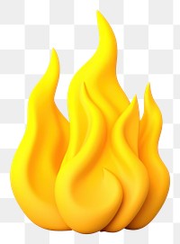 PNG Fire yellow font  