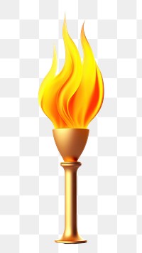 PNG Burning torch font fire. 