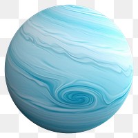 PNG Turquoise sphere planet space.