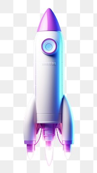 PNG Rocket vehicle purple blue. 