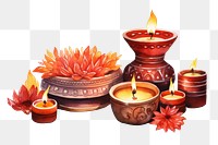 PNG  Candle thanksgiving illuminated celebration