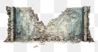 PNG Wall architecture transparent background deterioration