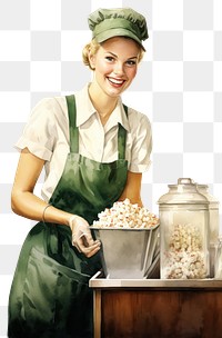 PNG Popcorn smile food transparent background. AI generated Image by rawpixel.