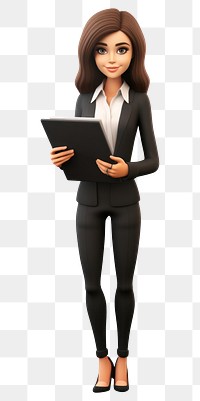 PNG Standing cartoon adult woman. AI generated Image by rawpixel.