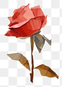 PNG Rose art painting flower. 