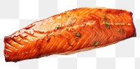 PNG Salmon seafood meat  