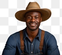 PNG Portrait farmer adult smile. 