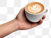 PNG Coffee latte drink cup. AI generated Image by rawpixel.