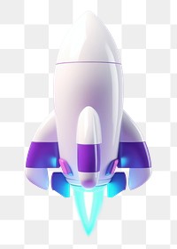 PNG Rocket aircraft vehicle purple. AI generated Image by rawpixel.
