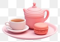 PNG  Porcelain saucer food cup. AI generated Image by rawpixel.