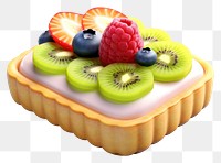 PNG Fruit blueberry raspberry dessert. AI generated Image by rawpixel.