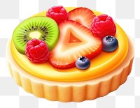 PNG Fruit tart dessert berry. AI generated Image by rawpixel.