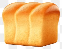 PNG Bread food white background simplicity. 