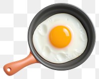PNG Egg fried food pan. AI generated Image by rawpixel.