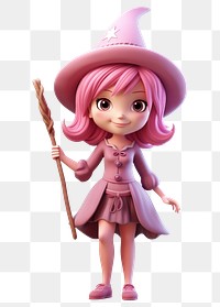 PNG Figurine cartoon doll pink