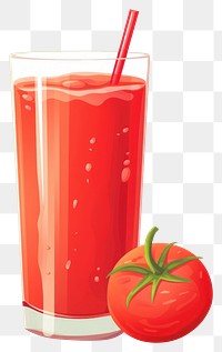 PNG Juice smoothie tomato drink. 