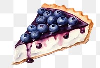 PNG Blueberry dessert fruit food. AI generated Image by rawpixel.