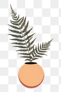 PNG Plant fern houseplant flowerpot. 