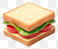 PNG Sandwich bread lunch food. AI generated Image by rawpixel.