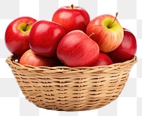 PNG Basket apple fruit plant. AI generated Image by rawpixel.