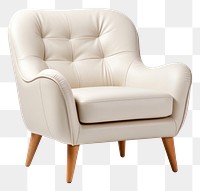 PNG Chair furniture armchair white. 