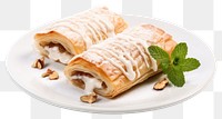 PNG Plate dessert pastry food. AI generated Image by rawpixel.