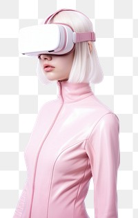 PNG Portrait costume adult pink. AI generated Image by rawpixel.