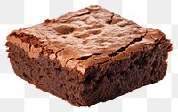PNG Chocolate dessert brownie food. AI generated Image by rawpixel.
