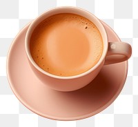 PNG Espresso coffee saucer drink. AI generated Image by rawpixel.