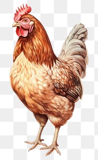 PNG Chicken poultry animal bird. 