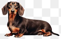 PNG Dachshund animal mammal hound. 