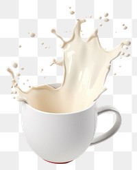 PNG Drink milk mug dairy. AI generated Image by rawpixel.
