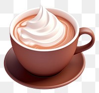 PNG Drink dessert coffee cream. AI generated Image by rawpixel.