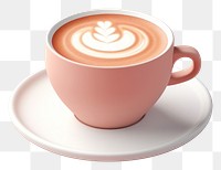 PNG Coffee drink latte cup. 