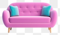 PNG Furniture armchair sofa transparent background. 