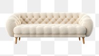 PNG Furniture sofa white background comfortable. 