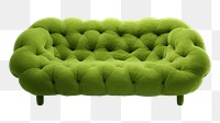 PNG Furniture cushion green sofa. 