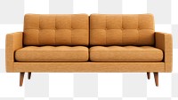 PNG Furniture armchair brown sofa. 