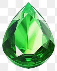 PNG Gemstone jewelry emerald green. 