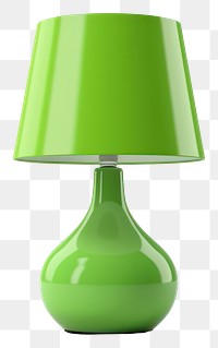 PNG  Lamp lampshade green white background. AI generated Image by rawpixel.